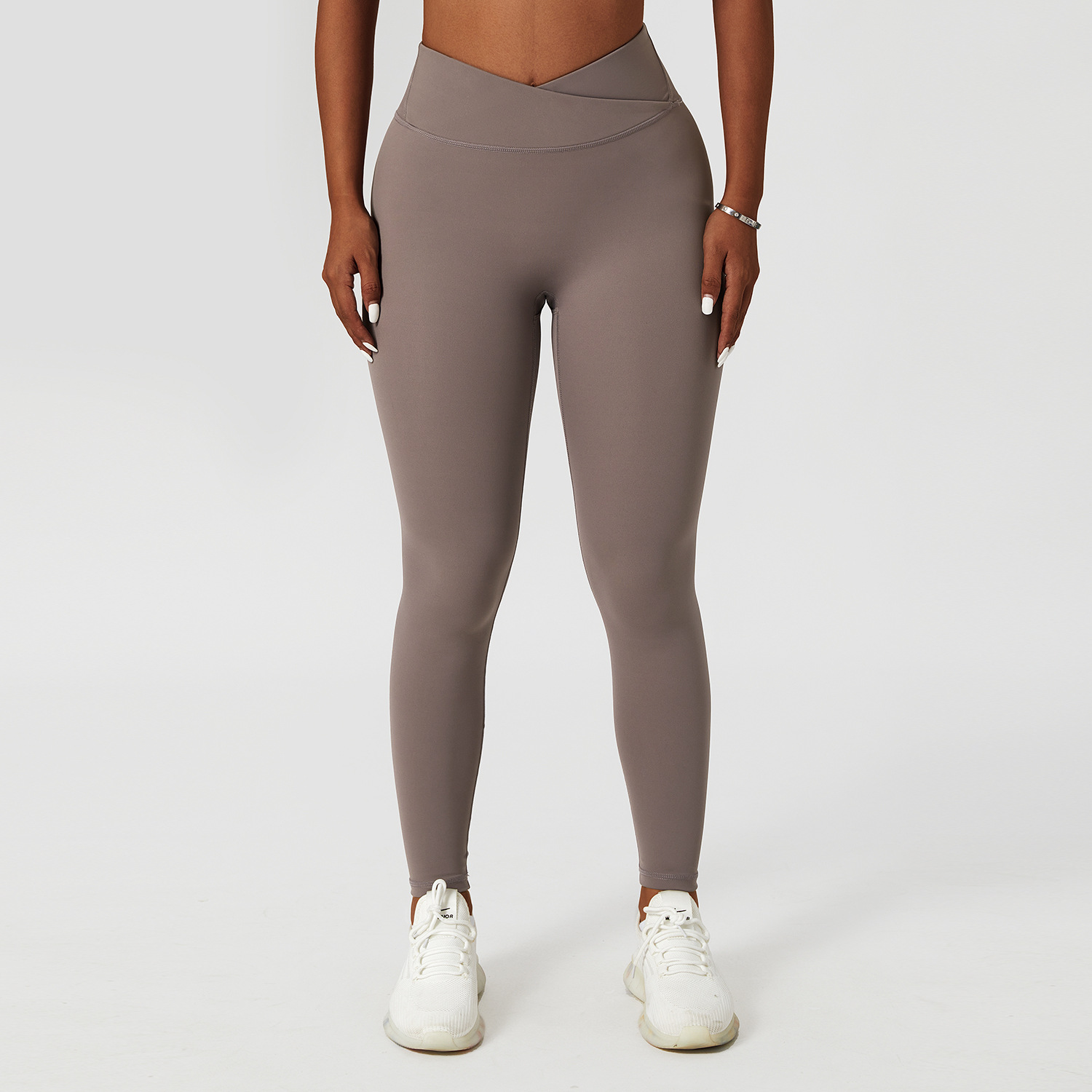 Cross waist breathable tight quick dry exercise yoga pants