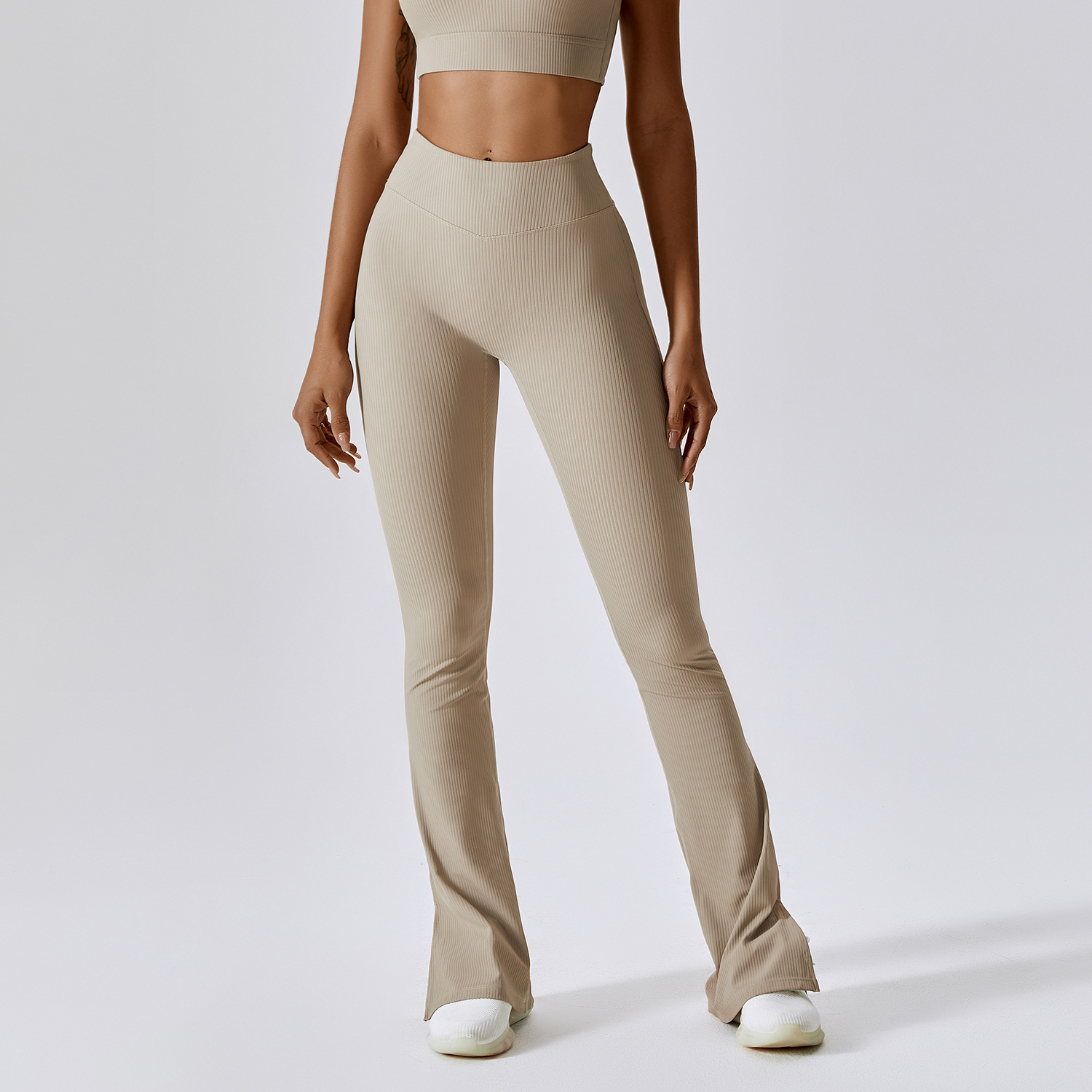 Threaded micro La Yoga running fitness sweatpants