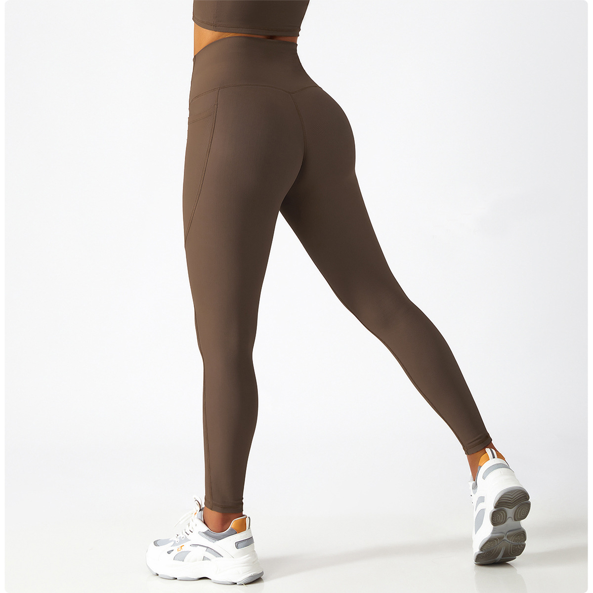 High waist tight sports yoga fitness pants
