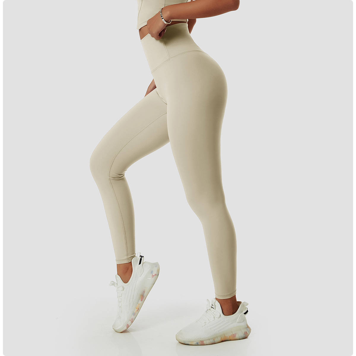 Environmentally friendly regeneration abdominal retraction buttock lifting sports yoga pants