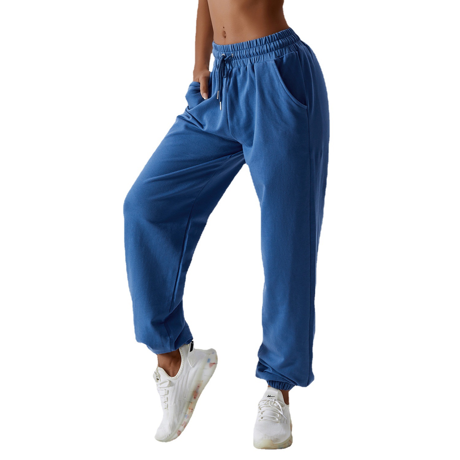 Waistband casual sports sweatpants